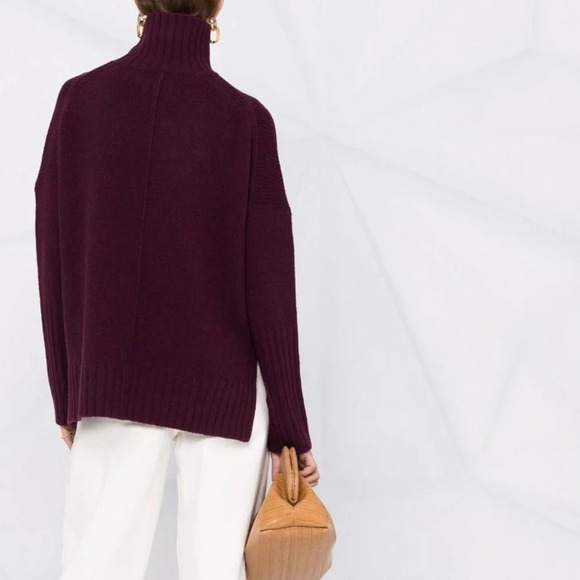 ZADIG & VOLTAIRE Alma Purple Love Yourself Pullover Sweater Knit SZ XS - Picture 5 of 15